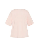 City Chic Plus Lani Oversized Tee