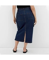 City Chic Plus Raya Skirt