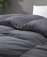 Unikome All Season White Goose Down Fiber Comforter, Full/Queen