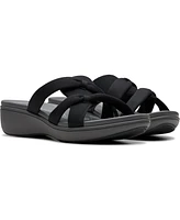 Clarks Cloudsteppers Women's Breeze Rae Cam Slip-On Flat Sandals