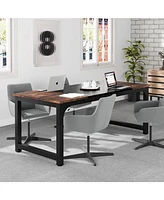 Tribesigns 70.86”Executive Desk, Large Office Computer Desk with Thicken Frame, Modern Simple Workstation Business Furniture for Home Office
