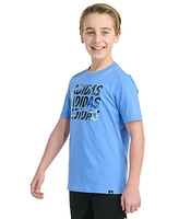 adidas Big Boys Short-Sleeve Spectrum of Light Lineage Graphic Cotton T-Shirt