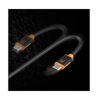 j5create Usb-c to Usb-c 6ft Sync & Charge Cable with Double-Braided Nylon Cover for High Durability, JUCX24