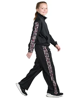 adidas Big Girls Tricot Long-Sleeve Full-Zip Jacket & Wide-Leg Pants, 2 Piece Set
