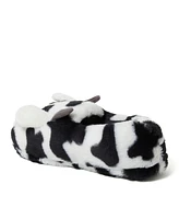 Dearfoams Men's Unisex Adult Animal Closed Back House Slipper - Christmas Santa
