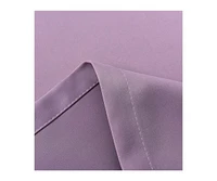 Kate Aurora 100% Hotel Thermal Blackout Lavender Grommet Top Curtain Panels - 50 in. W x in. L