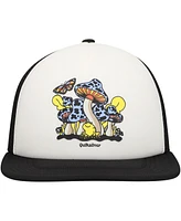 Quiksilver Men's White/Black Tripson Trucker Snapback Hat