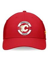 Fanatics Men's Red Calgary Flames Authentic Pro Training Camp Flex Hat