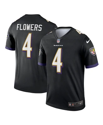 Nike Men's Zay Flowers Black Baltimore Ravens Alternate Legend Jersey