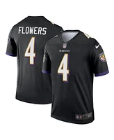 Nike Men's Zay Flowers Black Baltimore Ravens Alternate Legend Jersey