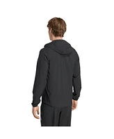 Adidas Men's Black Manchester United 2025/26 Tiro Vis Tech Travel Jacket