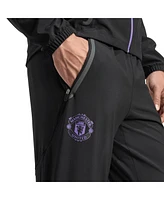 Adidas Men's Black Manchester United 2025/26 Tiro Vis Tech Aeroready Travel Pants