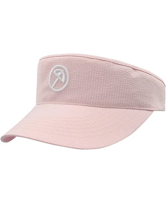 Puma Women's Pink Arnold Palmer Invitational Seersucker Adjustable Visor Hat