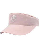 Puma Women's Pink Arnold Palmer Invitational Seersucker Adjustable Visor Hat