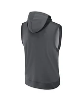 Nike Men's Anthracite Baltimore Orioles Authentic Collection City Connect Performance Sleeveless Pullover Hoodie