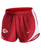 Nike Women's Red Kansas City Chiefs Tempo Performance Shorts