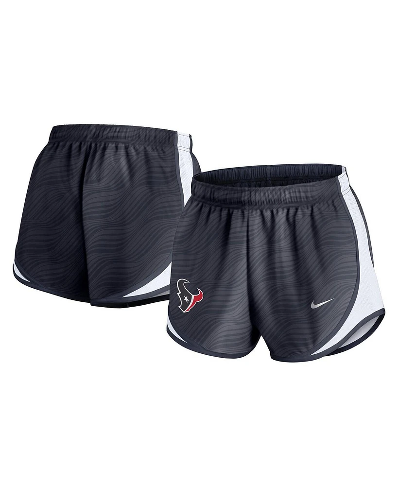 Nike Women's Navy Houston Texans Tempo Performance Shorts