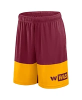Logo Athletic Men's Burgundy Washington Commanders Best of the Shorts