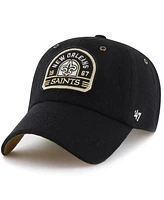 '47 Brand x Stoney Clover Lane Men's and Women's Black New Orleans Saints Field Goal Clean Up Adjustable Hat