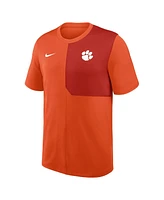 Nike Men's Orange Clemson Tigers 2025 Sideline Uv Performance Coach T-Shirt
