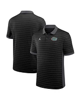 Jordan Men's Black Florida Gators 2025 Early Season Coaches Sideline Victory Stripe Performance Polo Shirt