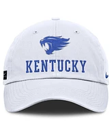 Nike Men's White Kentucky Wildcats 2025 Sideline Club Adjustable Hat
