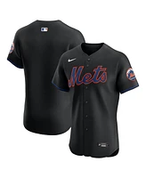 Nike Men's Black New York Mets Alternate Elite Jersey