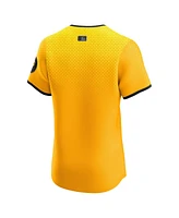Nike Men's Gold Pittsburgh Pirates City Connect Elite Jersey
