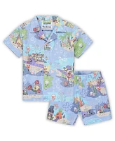 Reyn Spooner Toddler Blue SpongeBob SquarePants Cabana Set