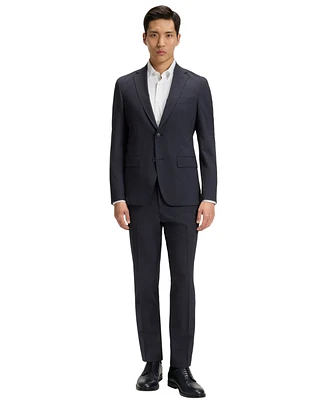 Boss by Hugo Men's Washable Micro-Patterned Stretch Fabric Slim-Fit Suit