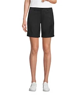 Lands' End School Uniform Women's Active Performance 9" Chino Shorts