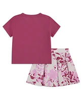 Nike Little Girls 2-Piece Printed Club T-Shirt and Scooter Set