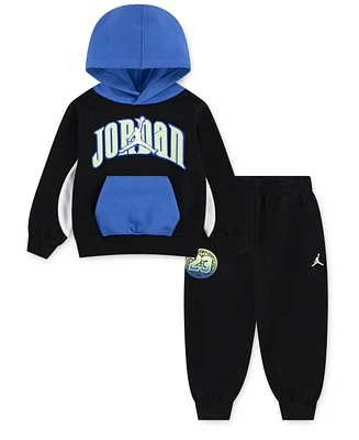 Jordan Toddler Boys 2-Piece Gametime Fleece Pullover Hoodie and Pants Set