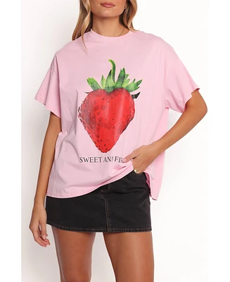 Petal and Pup Women's Cerise Tee