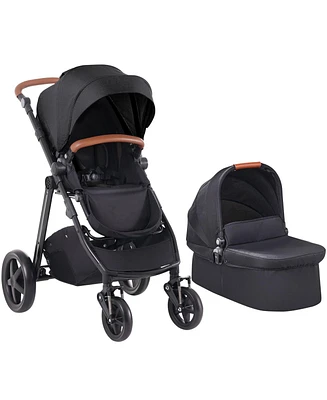 Slickblue Toddler Stroller Travel System With Bassinet Playard Combo Set
