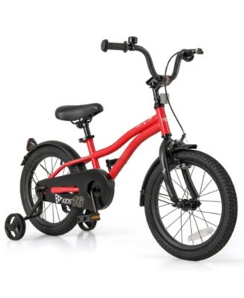 Kids Bike 16 Inch Children Training Bicycle With 2 Brake For 3 8 Years Old