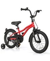Kids Bike 16 Inch Children Training Bicycle With 2 Brake For 3 8 Years Old