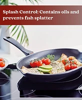 Alva Energy Ceramic Fish-Shaped Frying Pan - 13.4" Oval, Non-Toxic, Pfas/Pfoa/Ptfe-Free - Works on All Cooktops including Induction