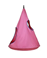 Slickblue Toddler Nest Swing Chair with Adjustable Rope for Indoor and Outdoor Hanging Use