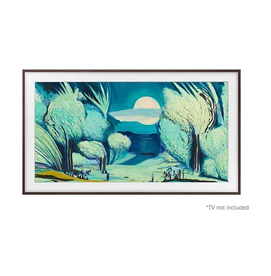 Samsung 55" The Frame Customizable Bezel - Modern Brown