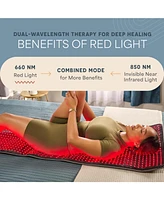 LifePro Infrared Red Light Therapy Body Blanket – Full-Body Mat with 3 Modes for Pain Relief, Recovery & Wellness – 660nm & 850nm Wavele