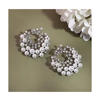 Sohi Pellet-Swirl Drop Earrings