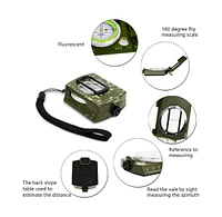 Aofar Af-4580 Military Compass & Fire Starter, Waterproof, Shakeproof, Survival Kit for Camping, Hiking, Hunting, Backpacking