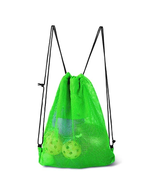 19"x15" Mesh Drawstring Backpack Bag for Sports Gym Gear, Backpacking, Camping Travel (Several Colors Available)