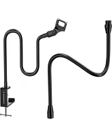 ZealSound Microphone Gooseneck Stand H1-19 and T19-us Black Bundle