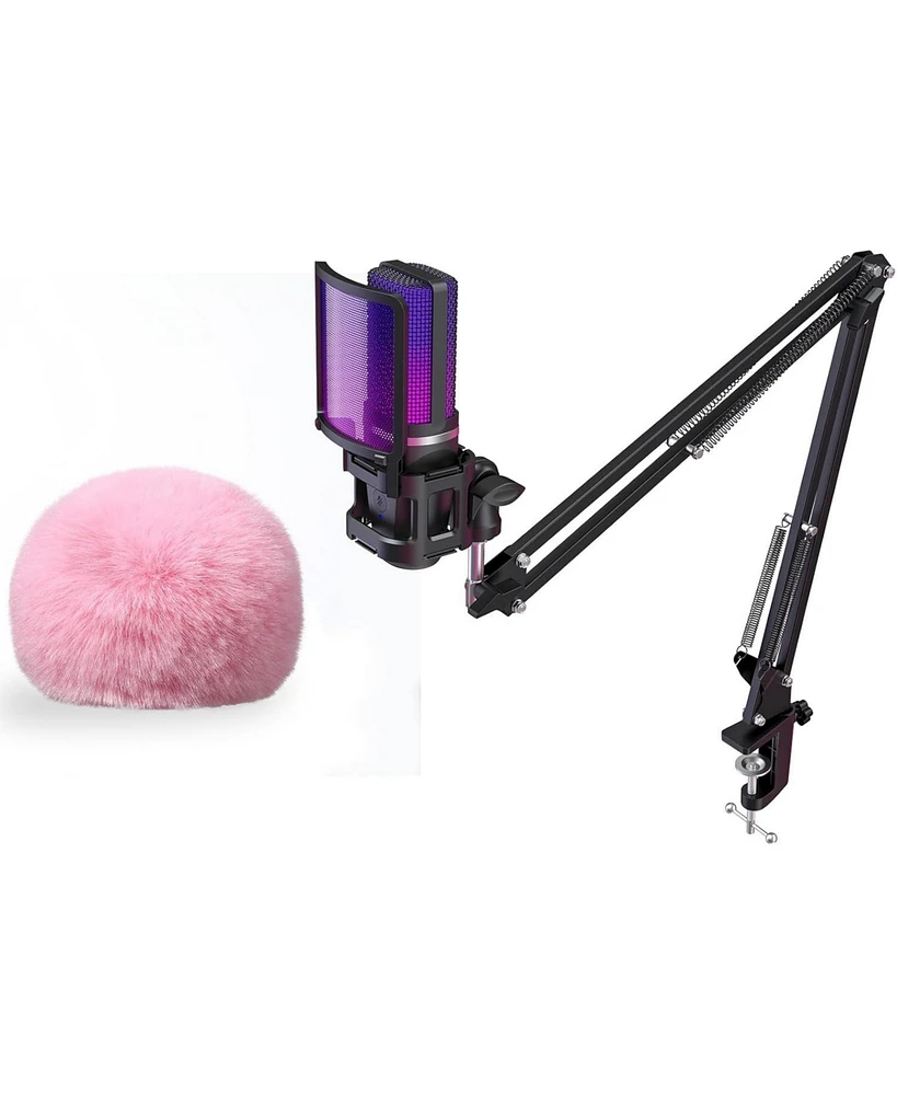 ZealSound Gaming Usb Microphone a68s-us and d65p Furry Cover
