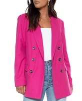 blue revival Women's Boyfriend Blazer