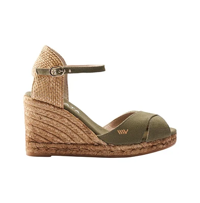 Aiguablava Limited Edition Canvas Espadrille Sandal Wedges