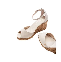 Aiguafreda Canvas Espadrille Sandal Wedges