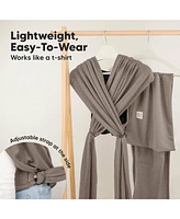 KeaBabies D-Lite Baby Wrap Carrier, Adjustable Sling, Newborn, Infant, Toddler 7-44lbs